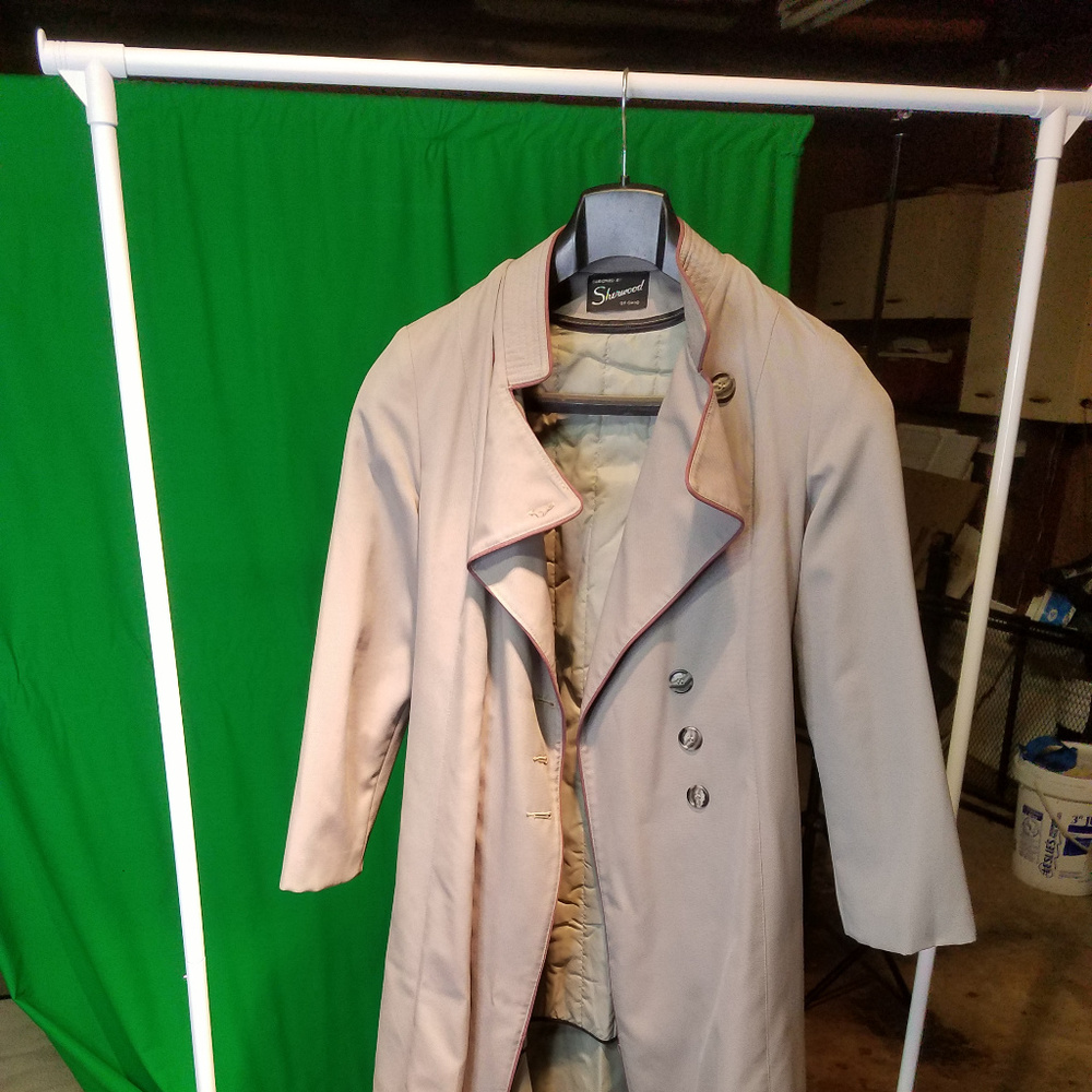 Full Length Trench Style Raincoat
